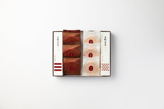 【詰め合わせセット】こし・つぶ羊羹・最中3個・白最中3個